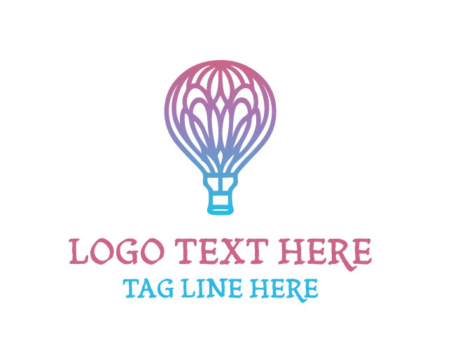 Unique Hot Air Balloon Logo