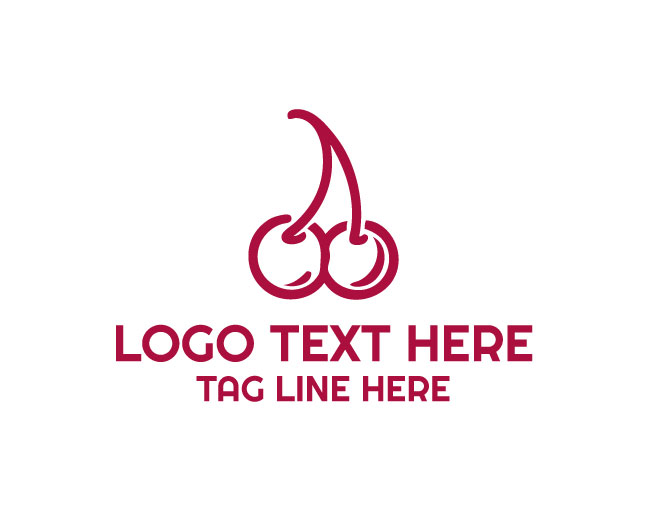 Minimal Cherry Logo