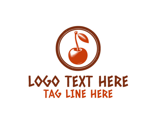Abstract Cherry Logo