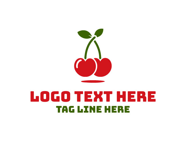 Pure Cherry Fruit Logo