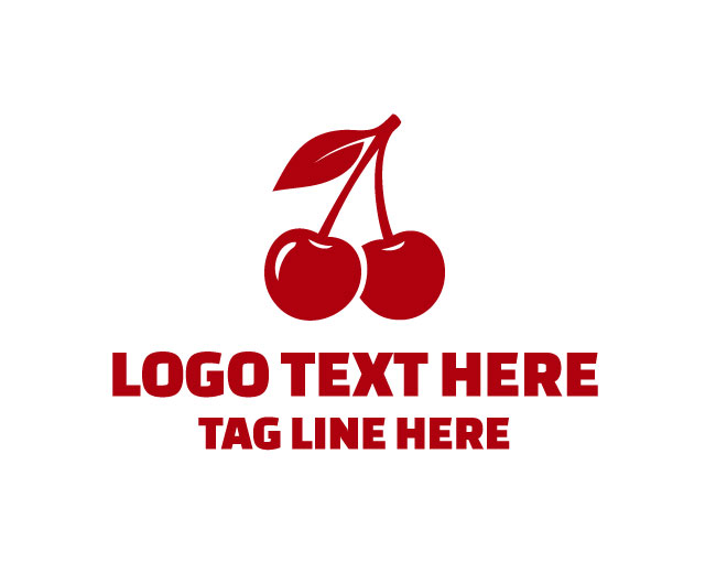Smooth Cherry Fruit Logo