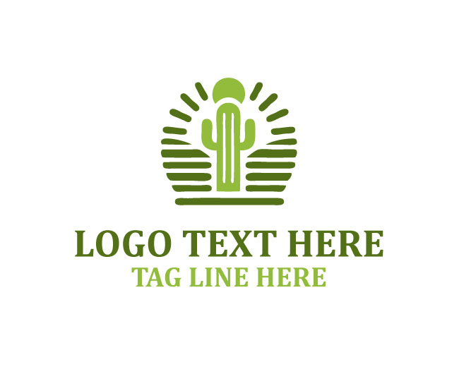 Cactus Plant Form Logo