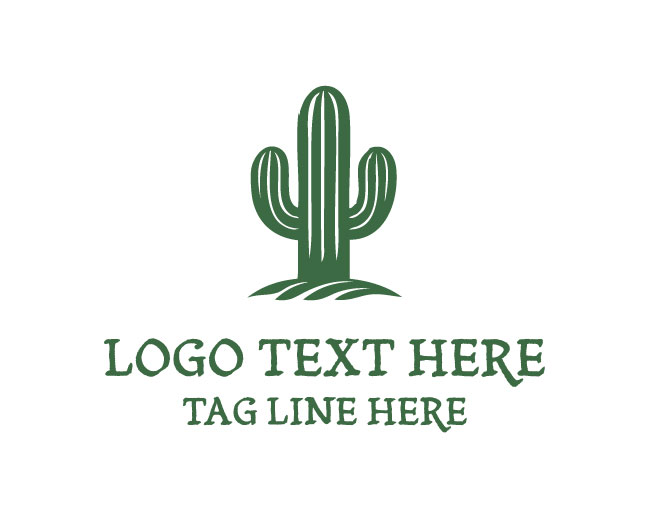 Planting Cactus Logo