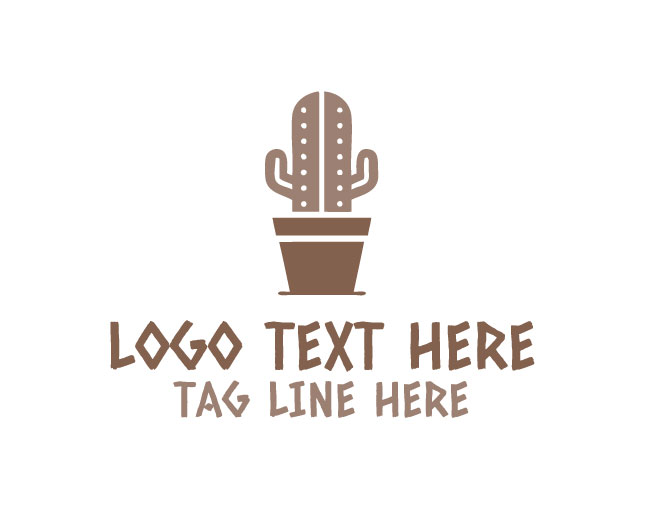 Cactus Single Plant Logo