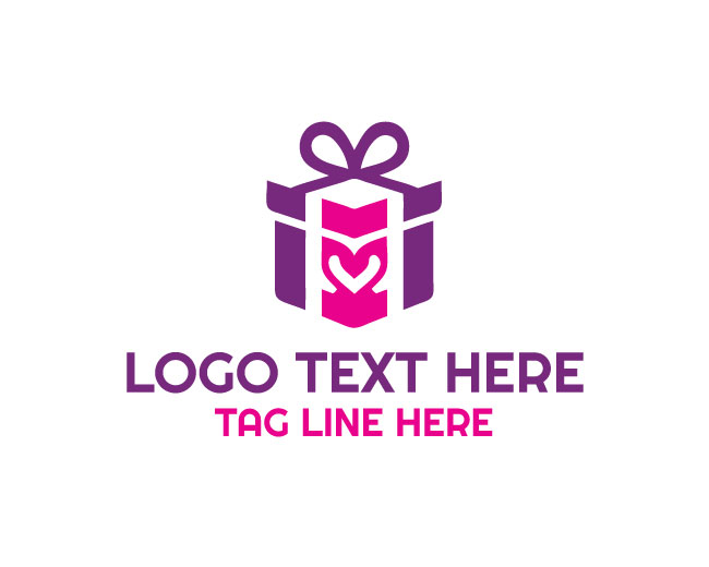 Simple Gift Box Logo