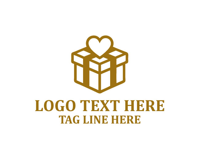 Minimal Gift Box Logo