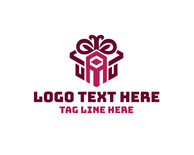 Elegant Gift Box Logo