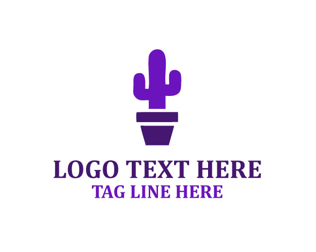 Purple Cactus Logo