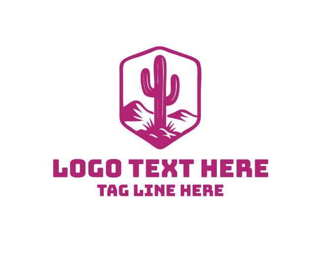 Nature Cactus Logo