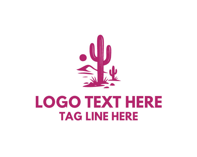 Organic Cactus Logo