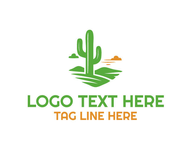 Garden Style Cactus Logo