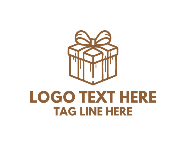 Basic Modern Gift Box Logo