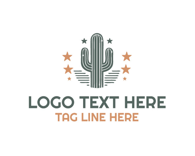 Vintage Cactus Logo