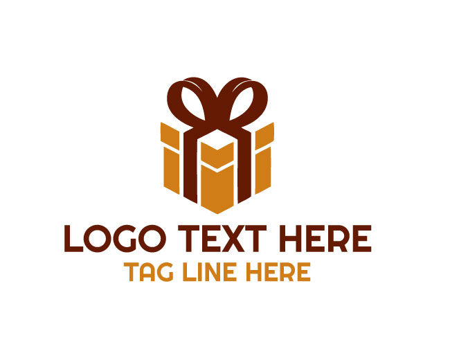 Neat Simple Gift Box Logo