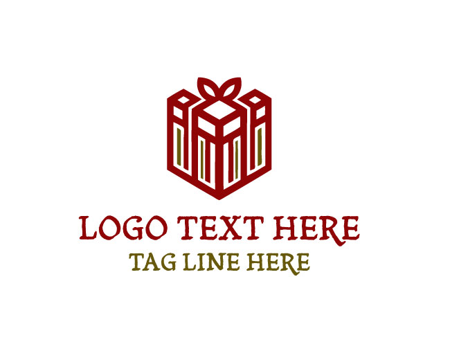 Basic Clean Gift Box Logo