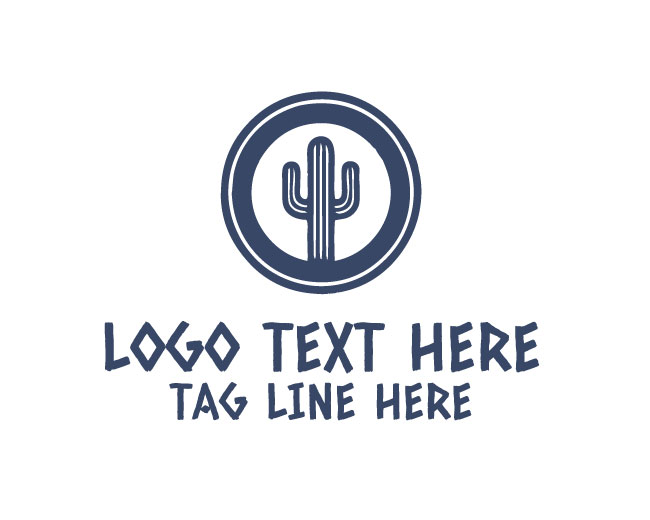 Vintage Dust Cactus Logo