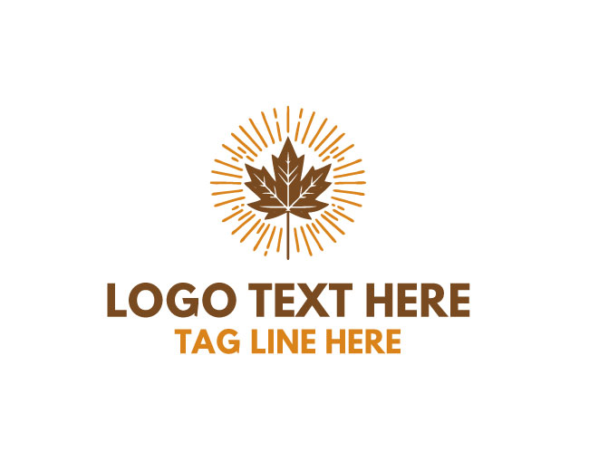 Nature Maple Leaf Logo
