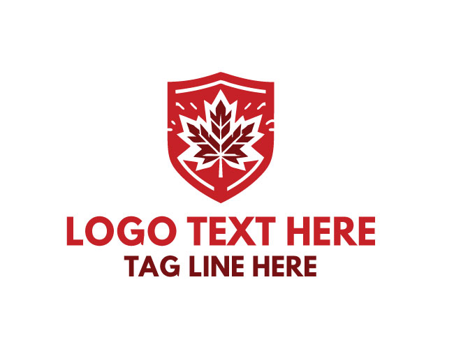 Shield Maple Leaf Logo