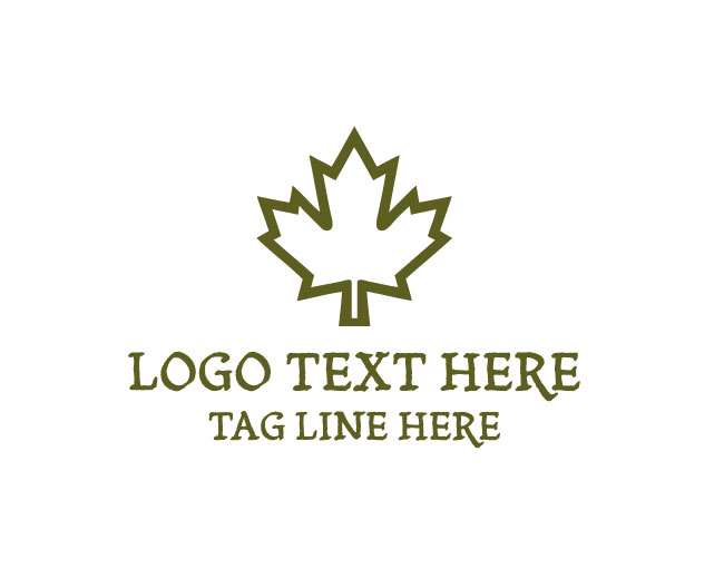 Clean Maple Leaf Logo