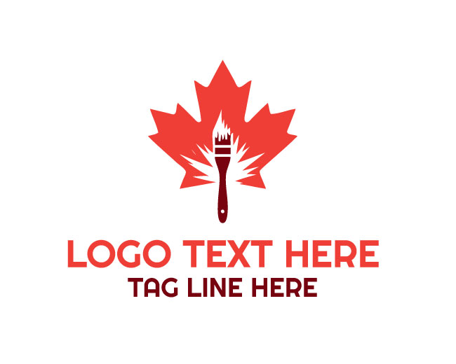 Canadian Maple Leaf Bold Logo
