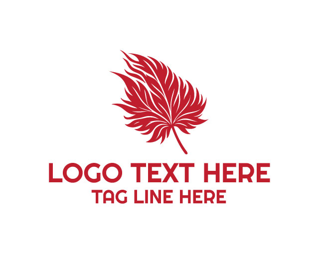 Canadian Fire Maple Leaf Logo
