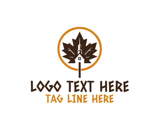  Canadian Maple Leaf Skyline Logo