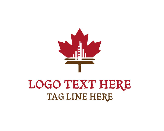 Canadian Maple Leaf Apartment Logo
