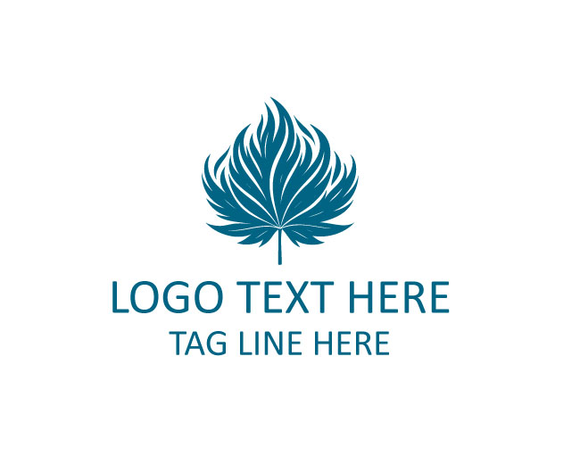 Clean Maple Leaf Fire Logo