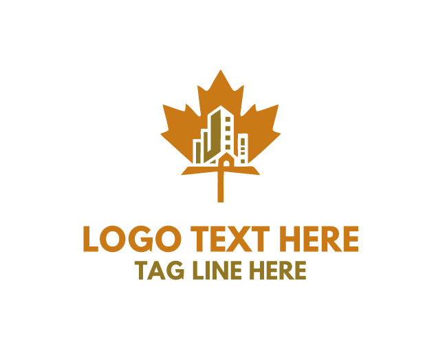  Maple Leaf Highrise Building Logo