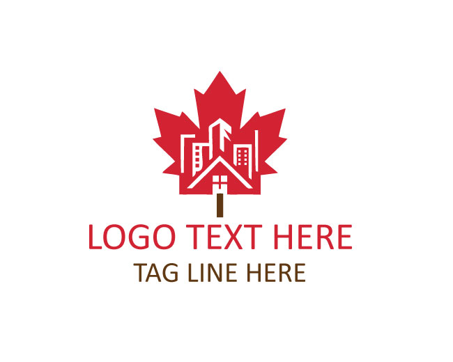 Maple Leaf Commercial Building Logo