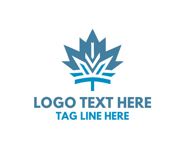  Canadian Maple Leaf Crown Logo
