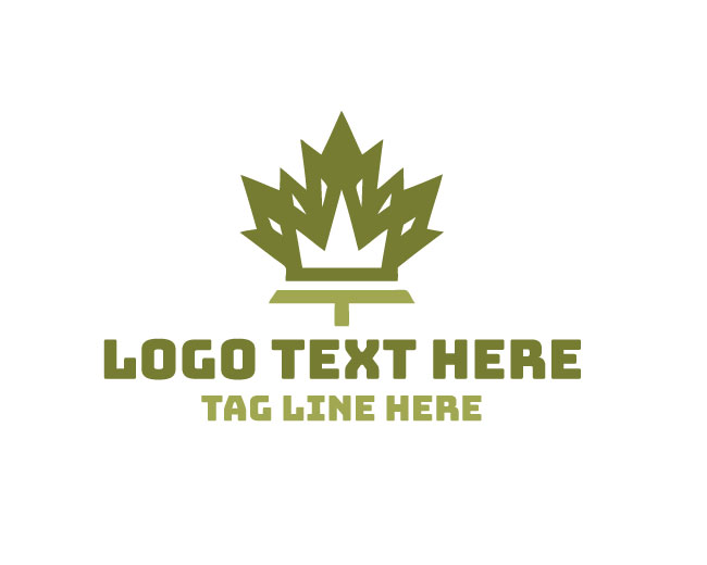  Maple Leaf Crown Luxury Logo