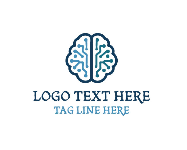 AI Brain Network Tech Logo