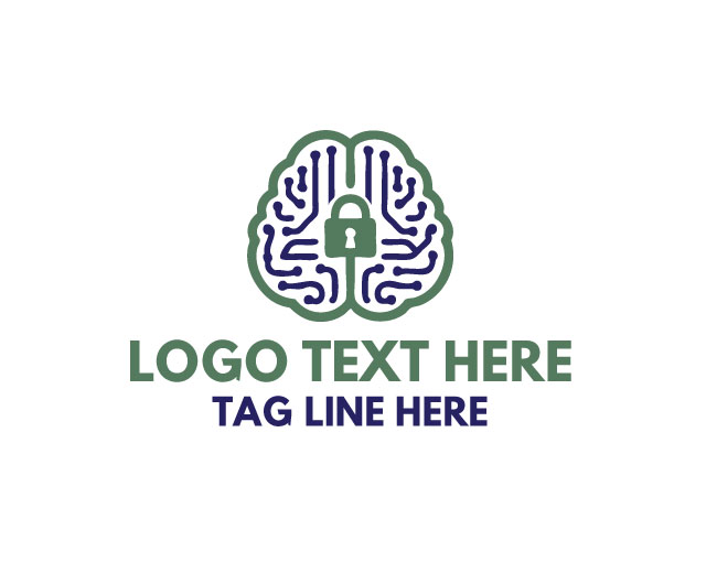 AI Brain Analytics Tech Logo