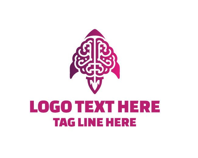 AI Brain Innovation Tech Logo
