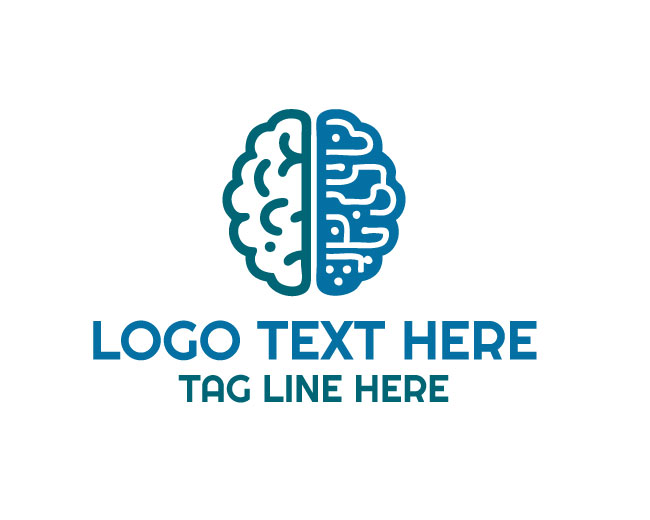 AI Brain Intellect Tech Logo