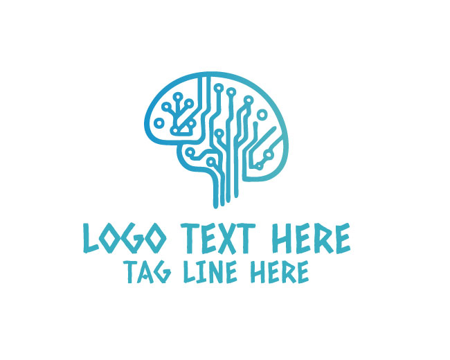  AI Brain Cognitive Tech Logo