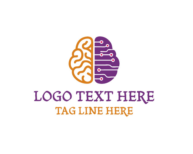 AI Brain Grid Tech Logo