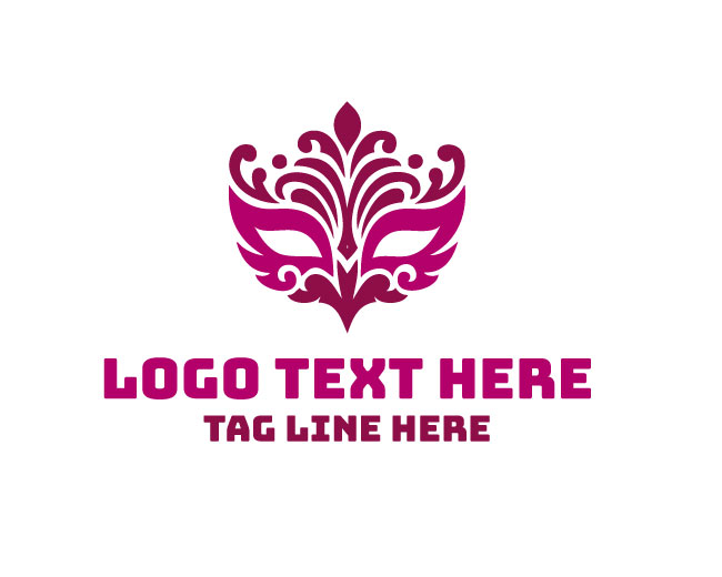 Decorative Abstract Mask Logo