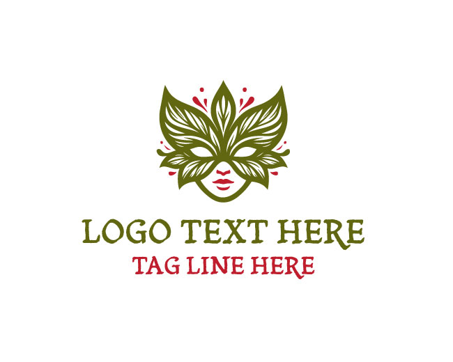 Decorative Elegant Mask Logo