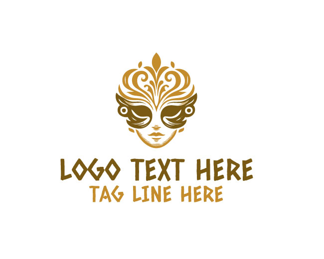 Decorative Creative Mask Logo