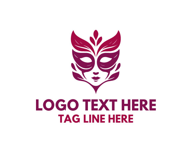Decorative Symbolic Mask Logo