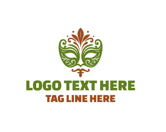 Decorative Mask Art Logo