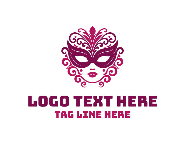 Decorative Mask Cultural Logo