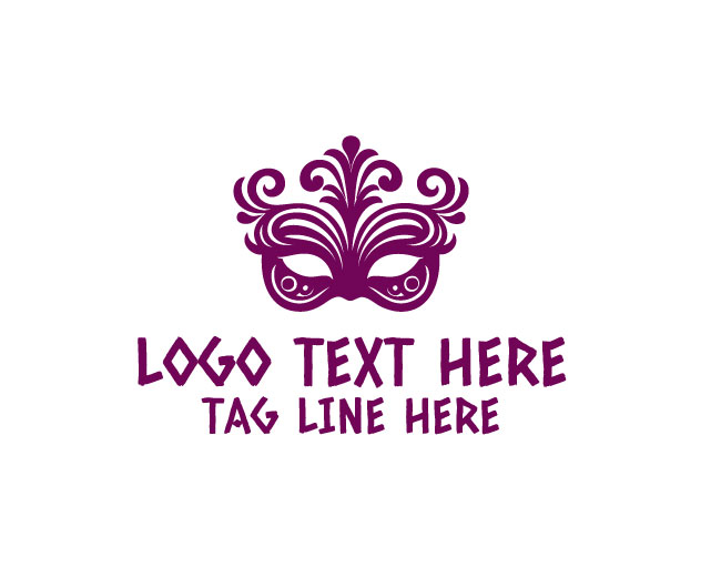 Decorative Mask Modern Logo