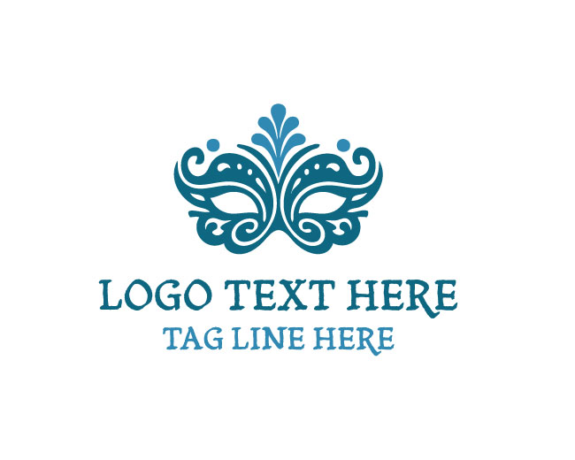 Decorative Mask Creative Logo