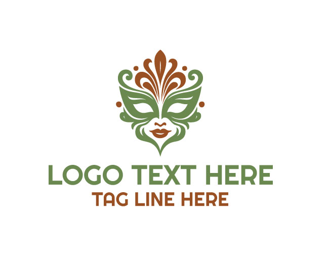 Decorative Mask Identity Logo