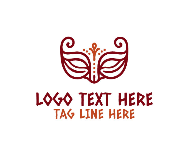 Decorative Mask Simple Logo