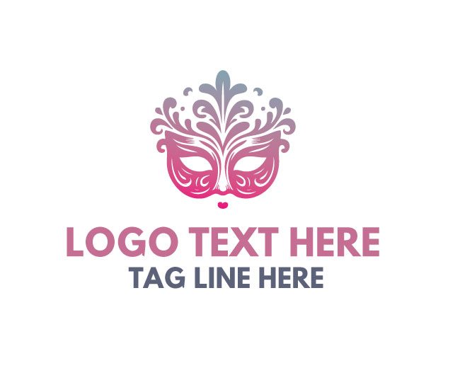 Decorative Mask Visual Logo