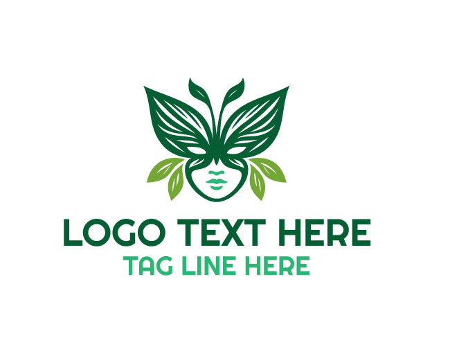 Decorative Mask Identity Brand Logo